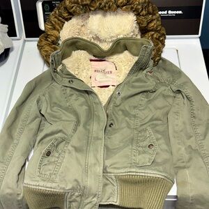 Women’s Green Hollister Bomber Jacket